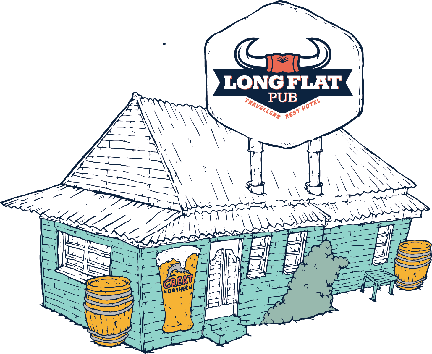 About — Long Flat Pub