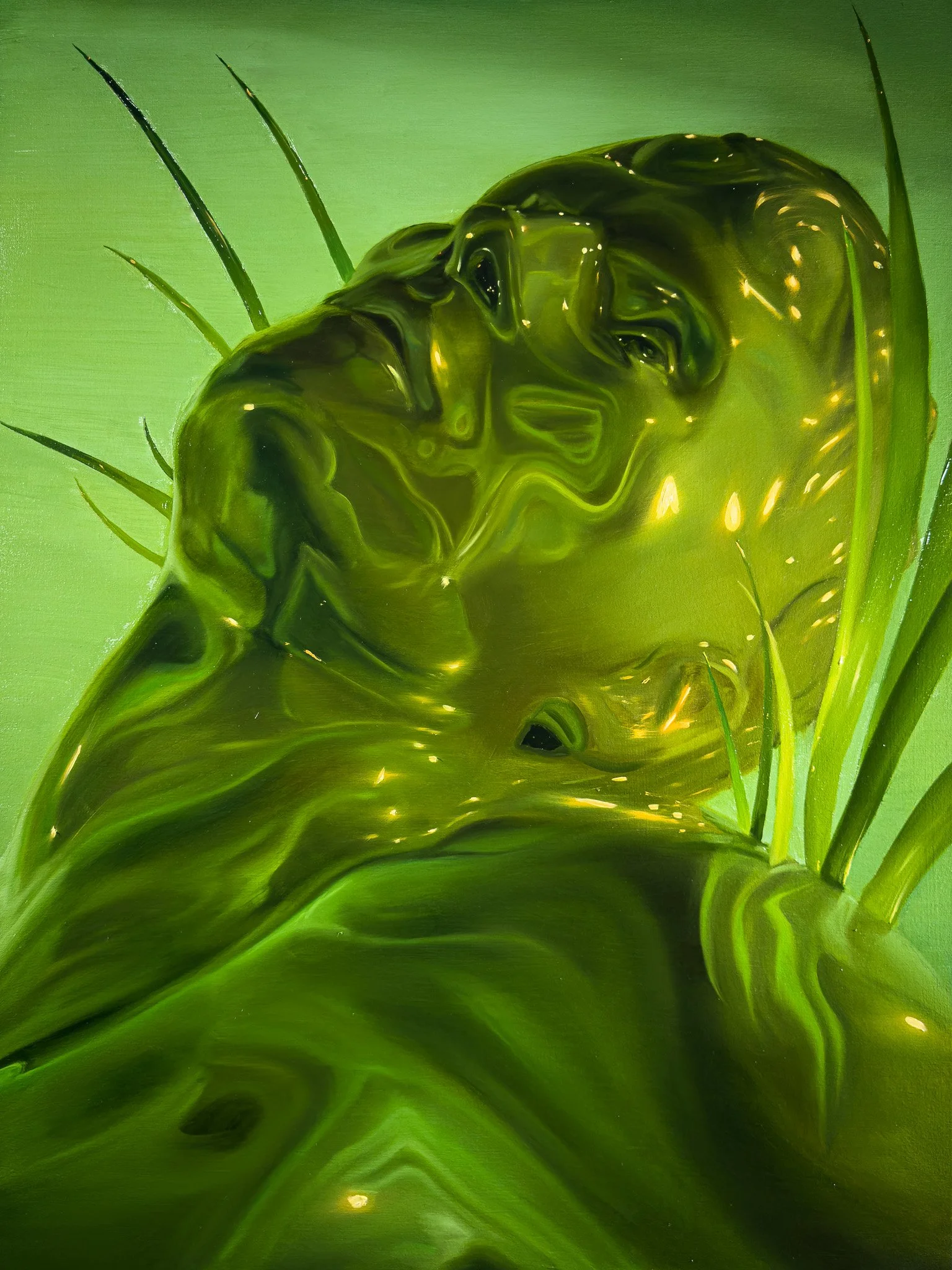 ECSTASY OF GREEN
oil on canvas | 48" x 36" | 2025