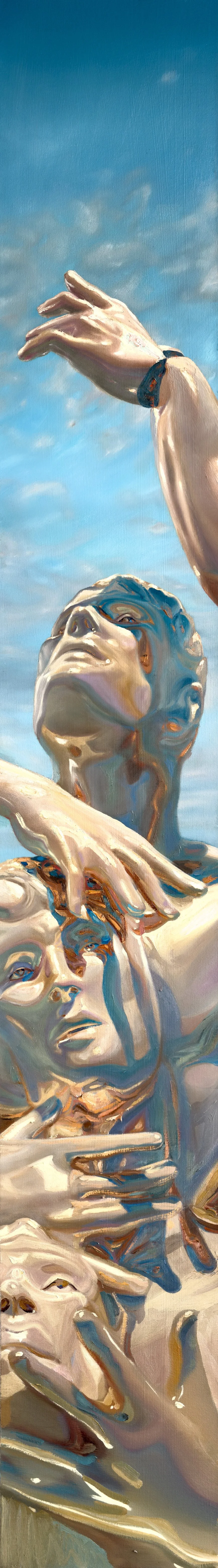 Stages, 2026
oil on canvas, 84" x 12"
