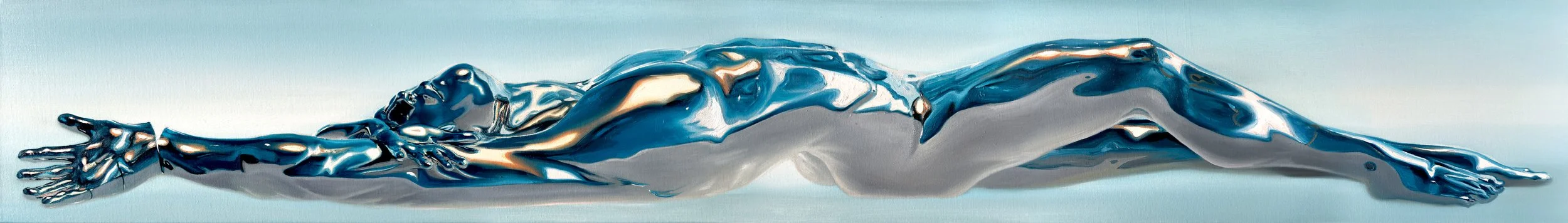 Sunbather, 2026
oil on canvas, 12" x 84"