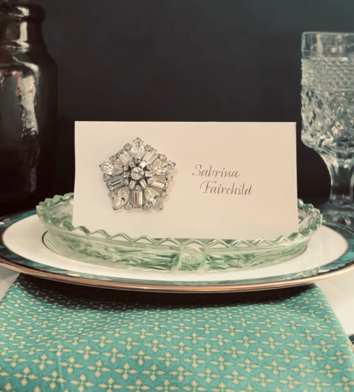 An ode to the place card