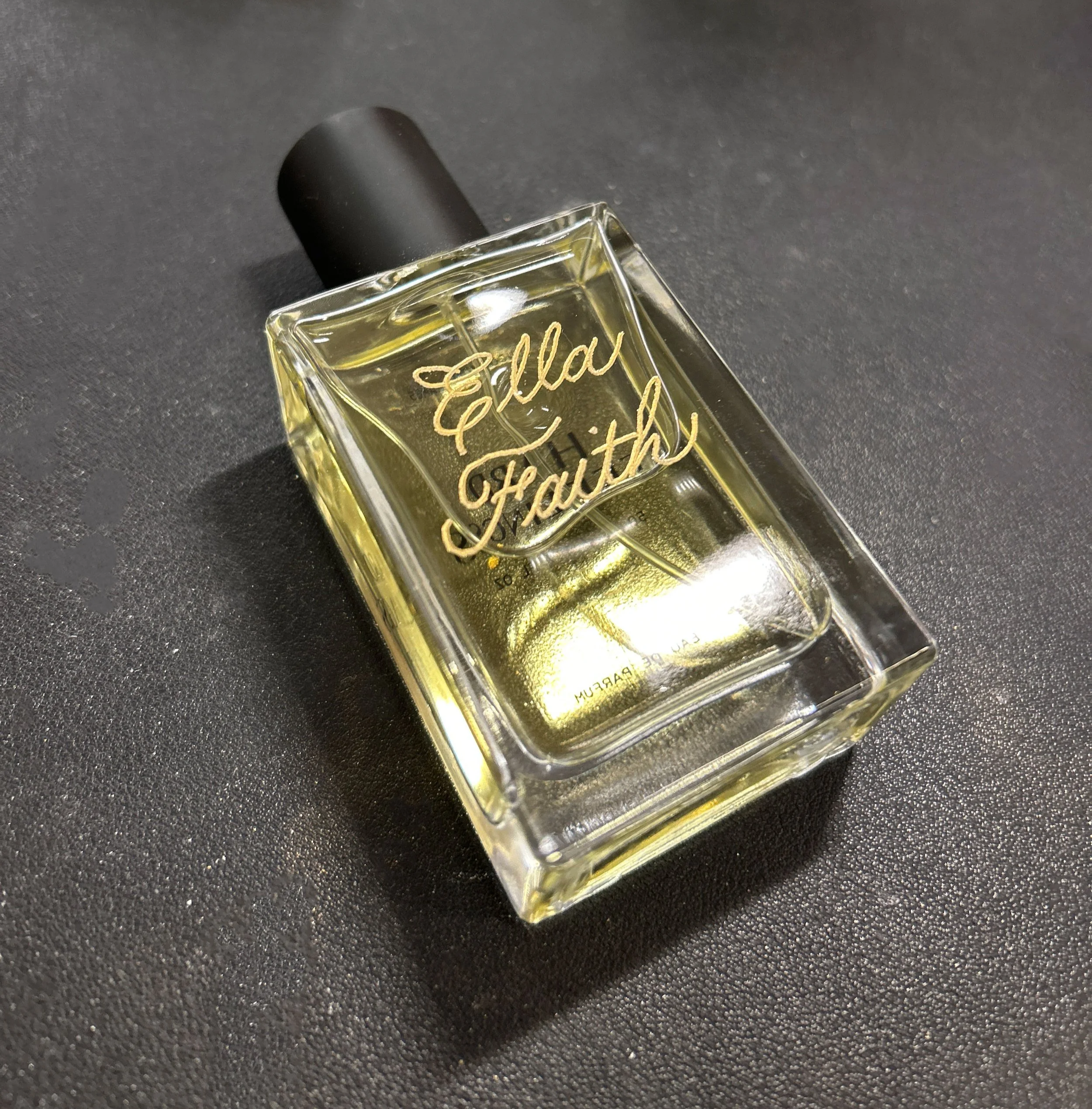 Live Fragrance Bottle Engraving for the Uncommon James Austin Grand Opening