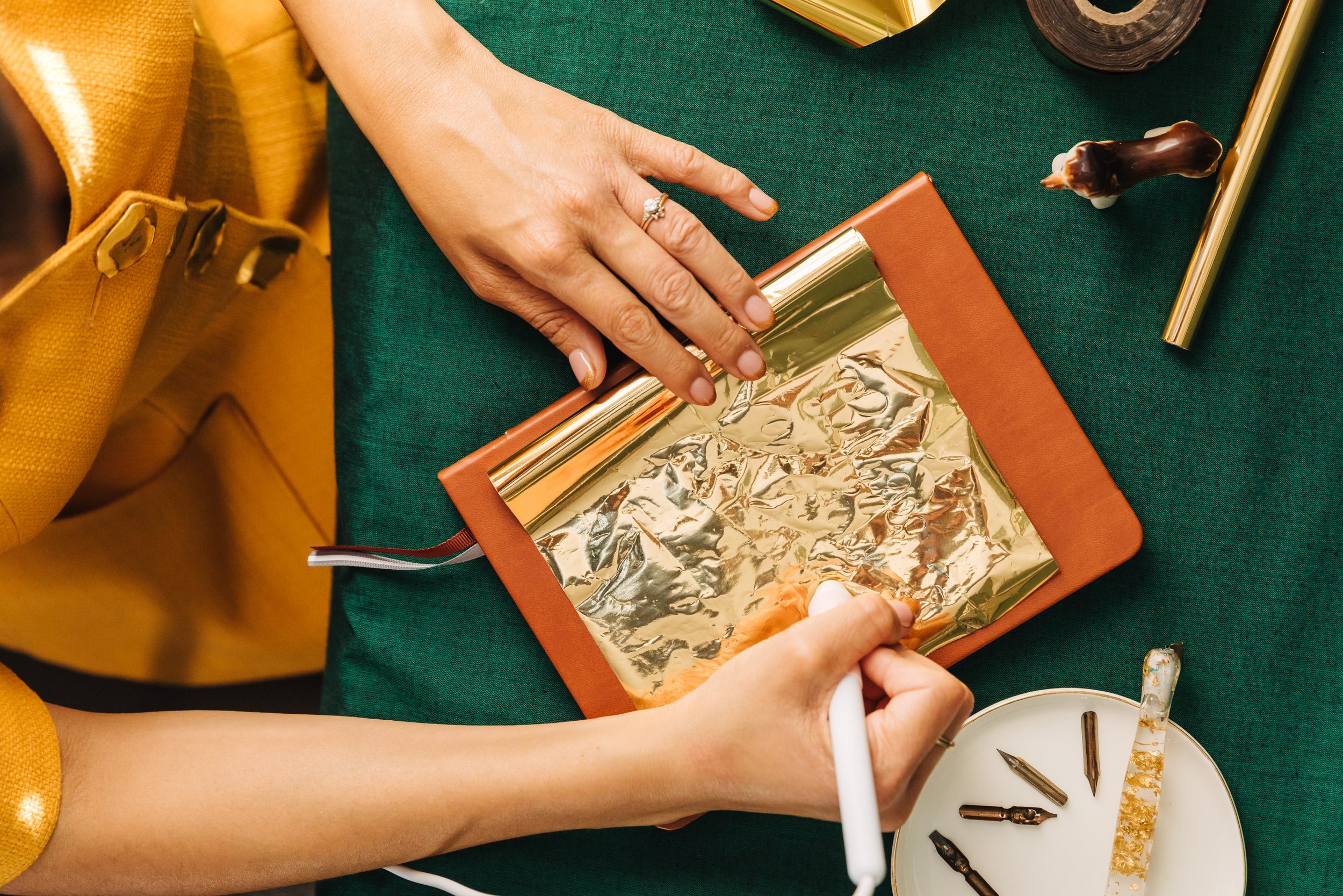 Peeling Back the Curtain on all things Live Calligraphy, Engraving, and Hot Foiling in austin, tx