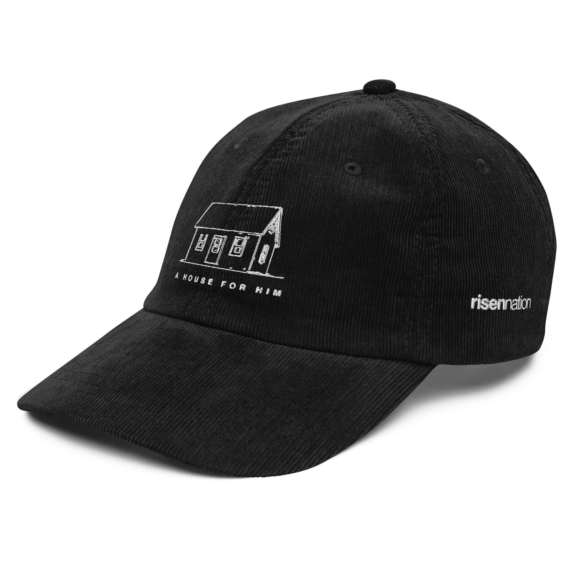 vintage-corduroy-cap-black-left-front-688539ddd97f1.jpg