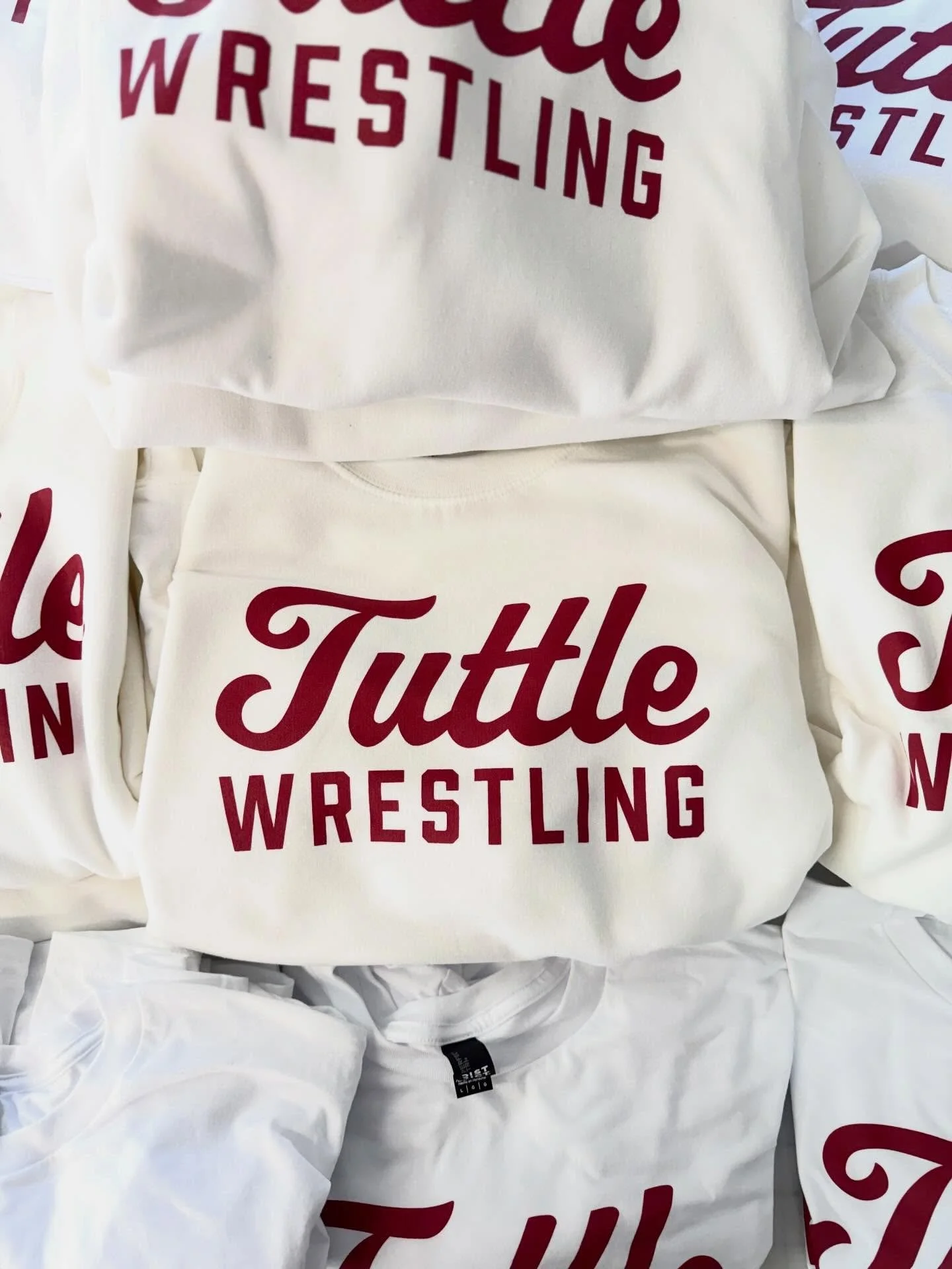 What a lineup of swag for @tuttlewrestling this year. Go get em tigers!