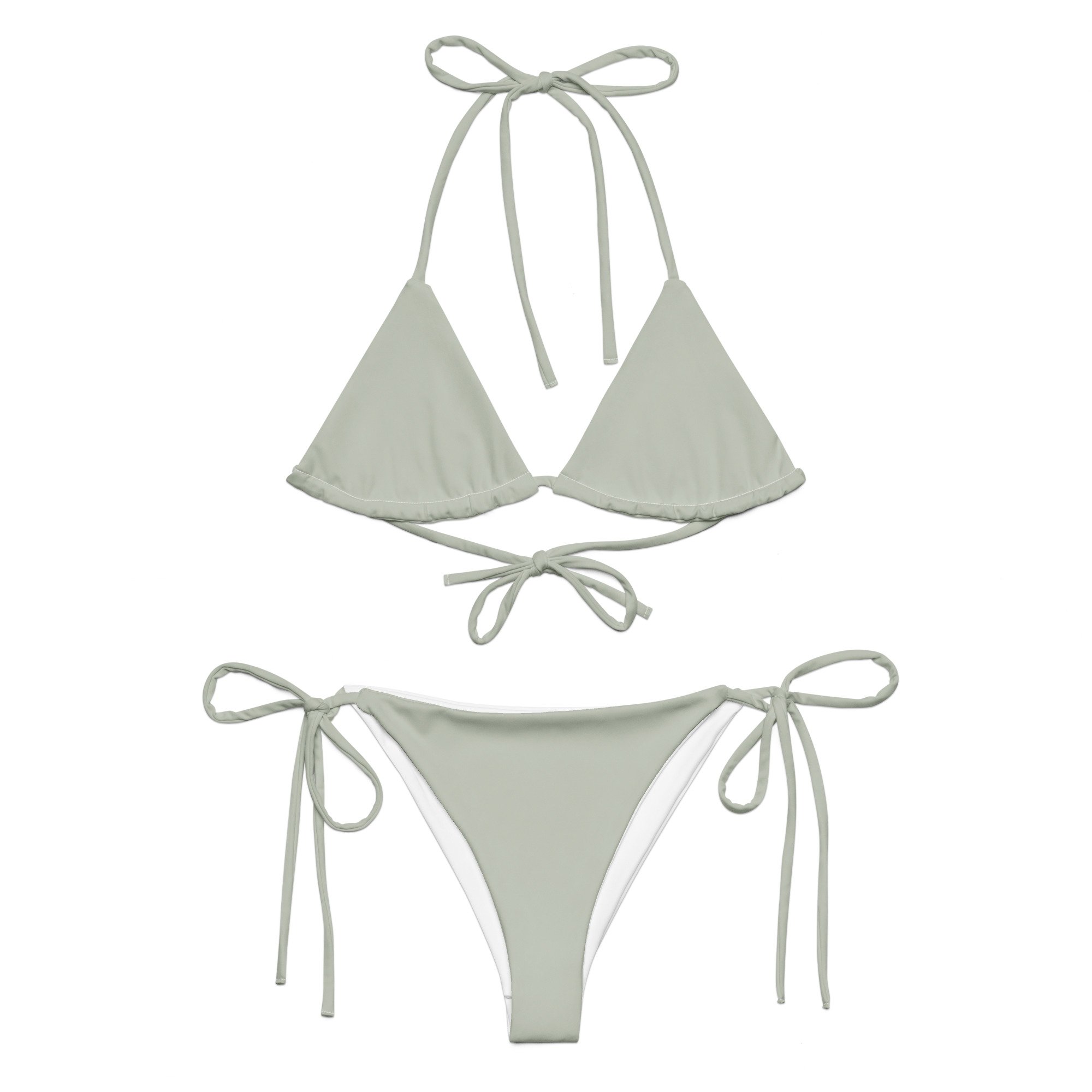 RRP Formula String Weave Bikini in Verte Fizz.