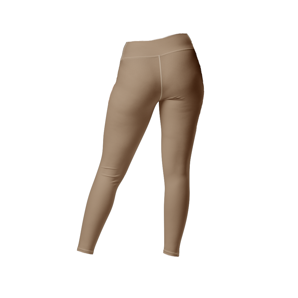 LEGGINGS TECHNICAL KNIT - BROWN - 2