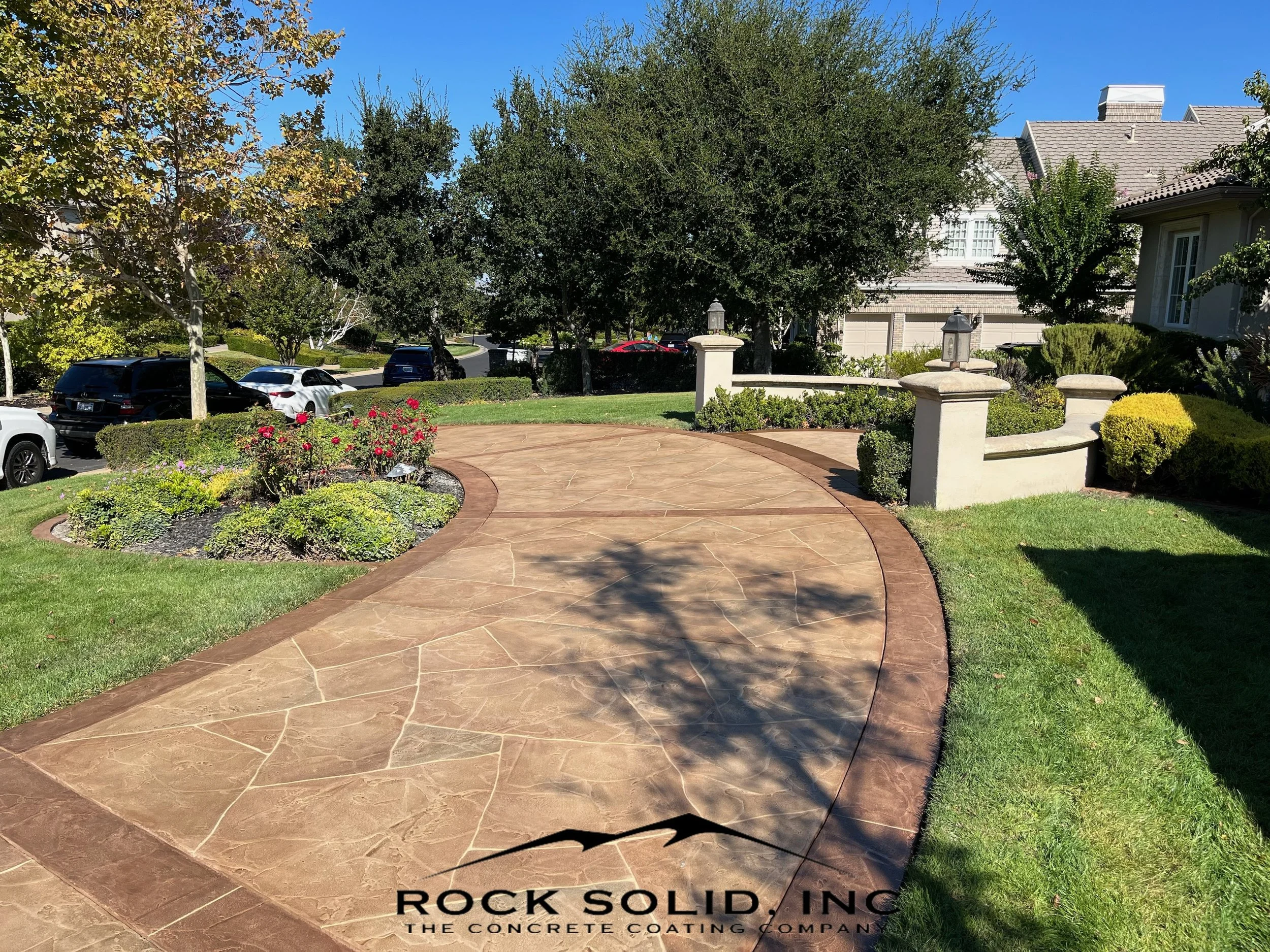Driveways — Rock Solid Coated Concrete Company