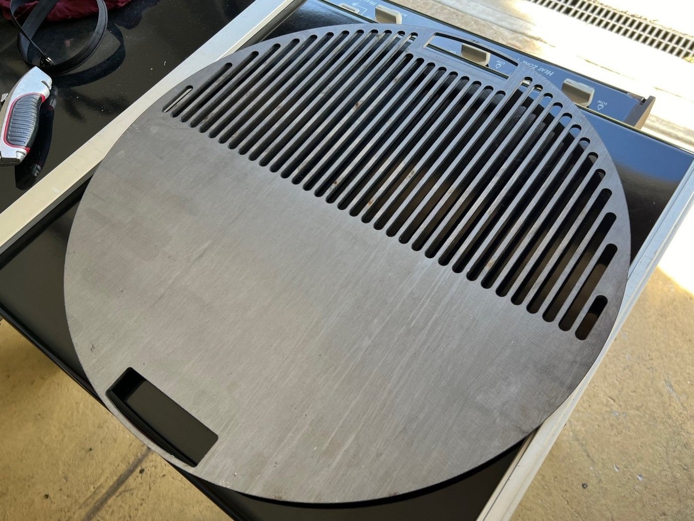 Kettle 57cm/22in Smash Plate Half/Half — CLD Fabrication