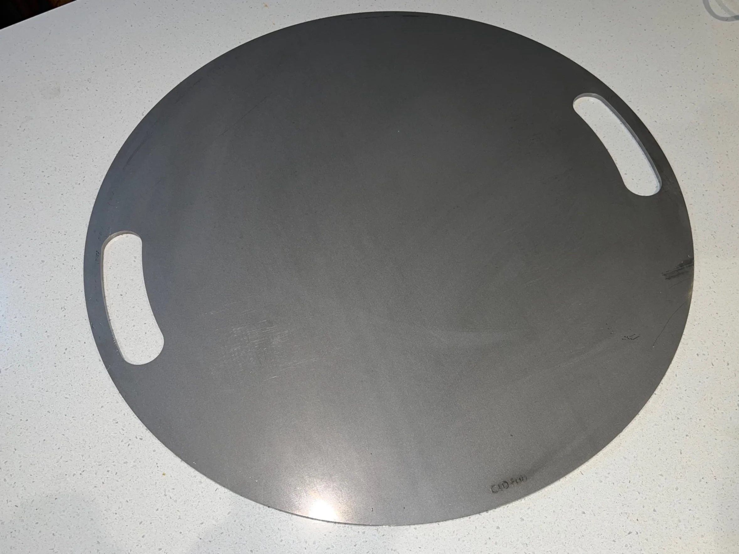 er Kettle 57cm/22in Smash Plate — CLD Fabrication