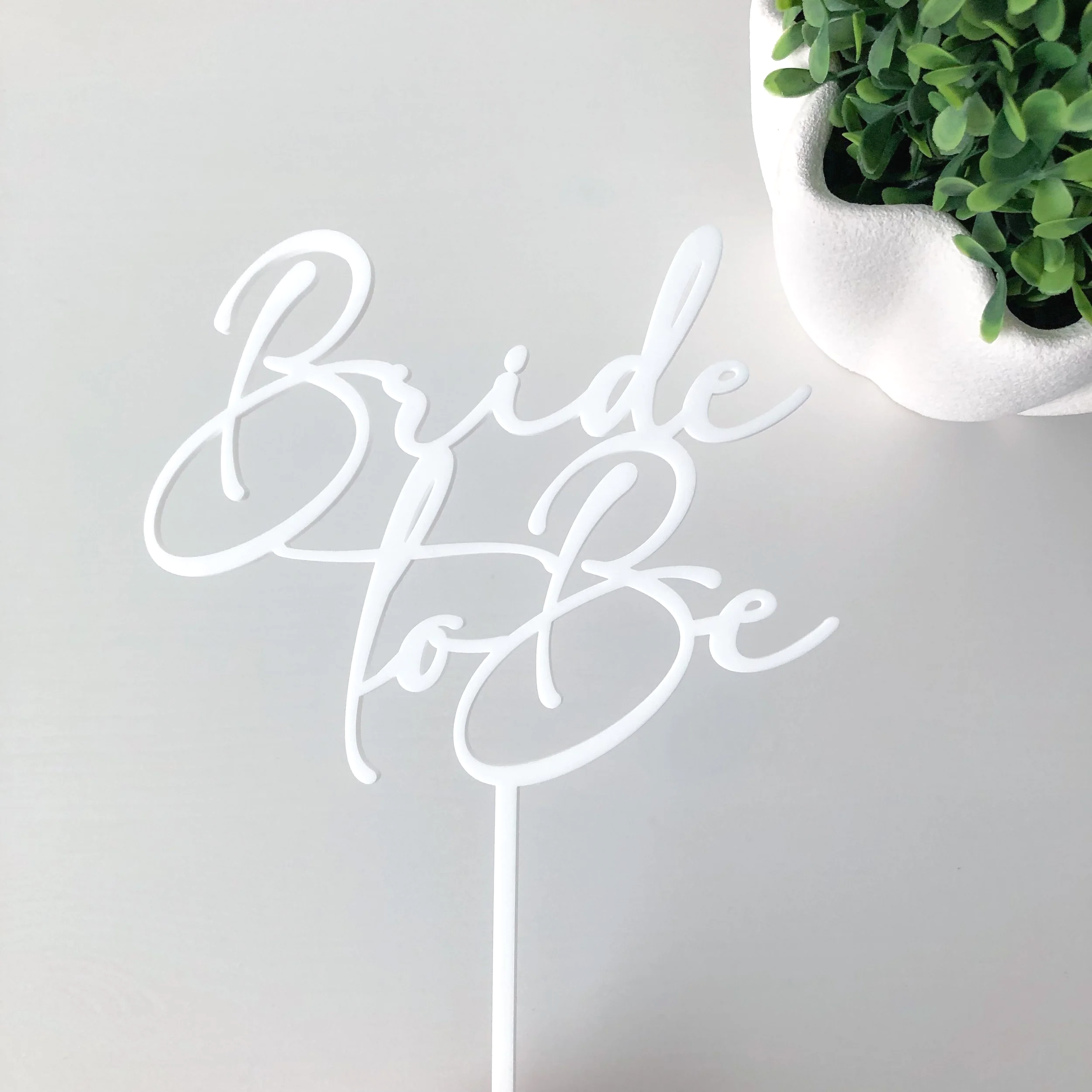 Bride to Be Cake Topper