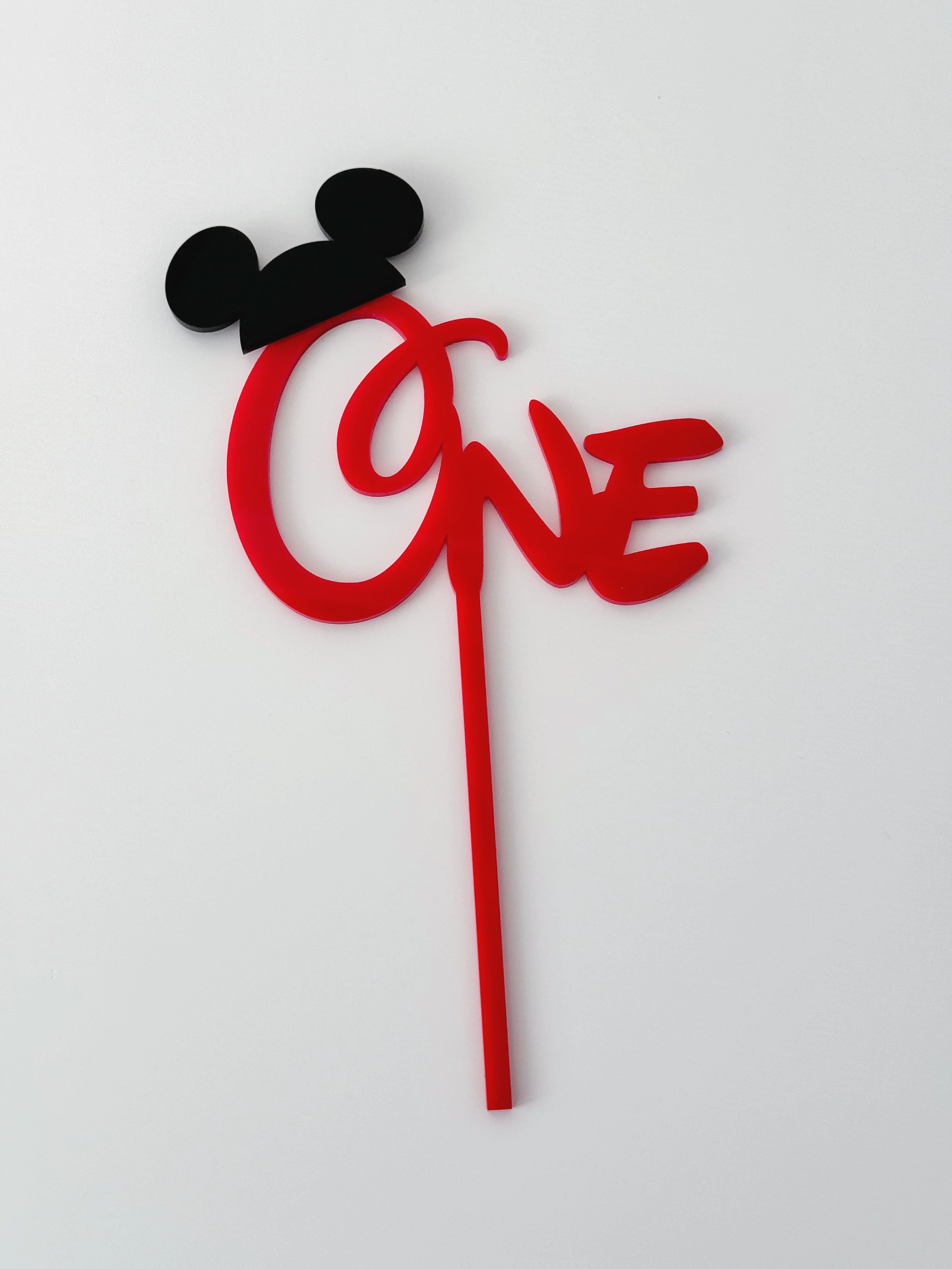 Mickey Mouse 'One' Cake Topper