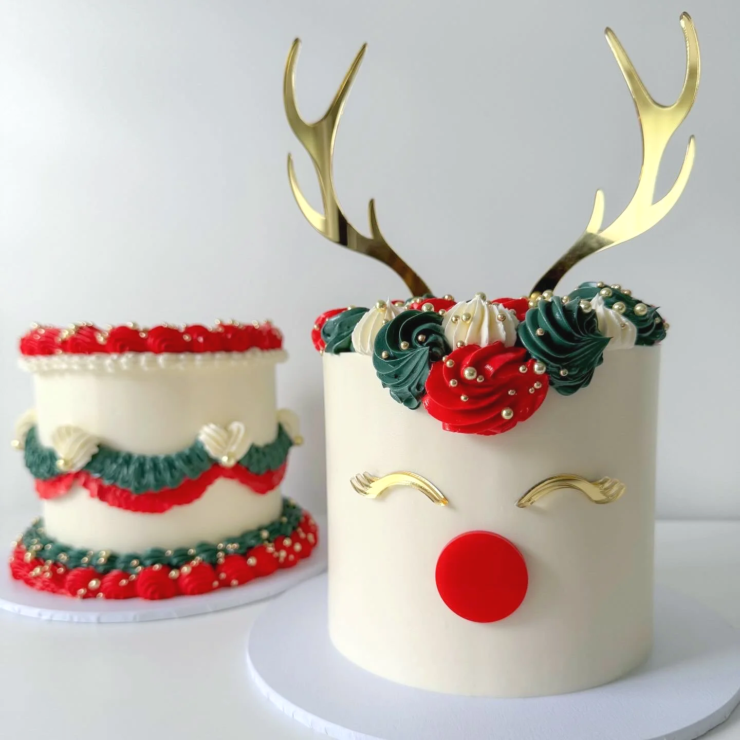 Reindeer Cake Topper Set