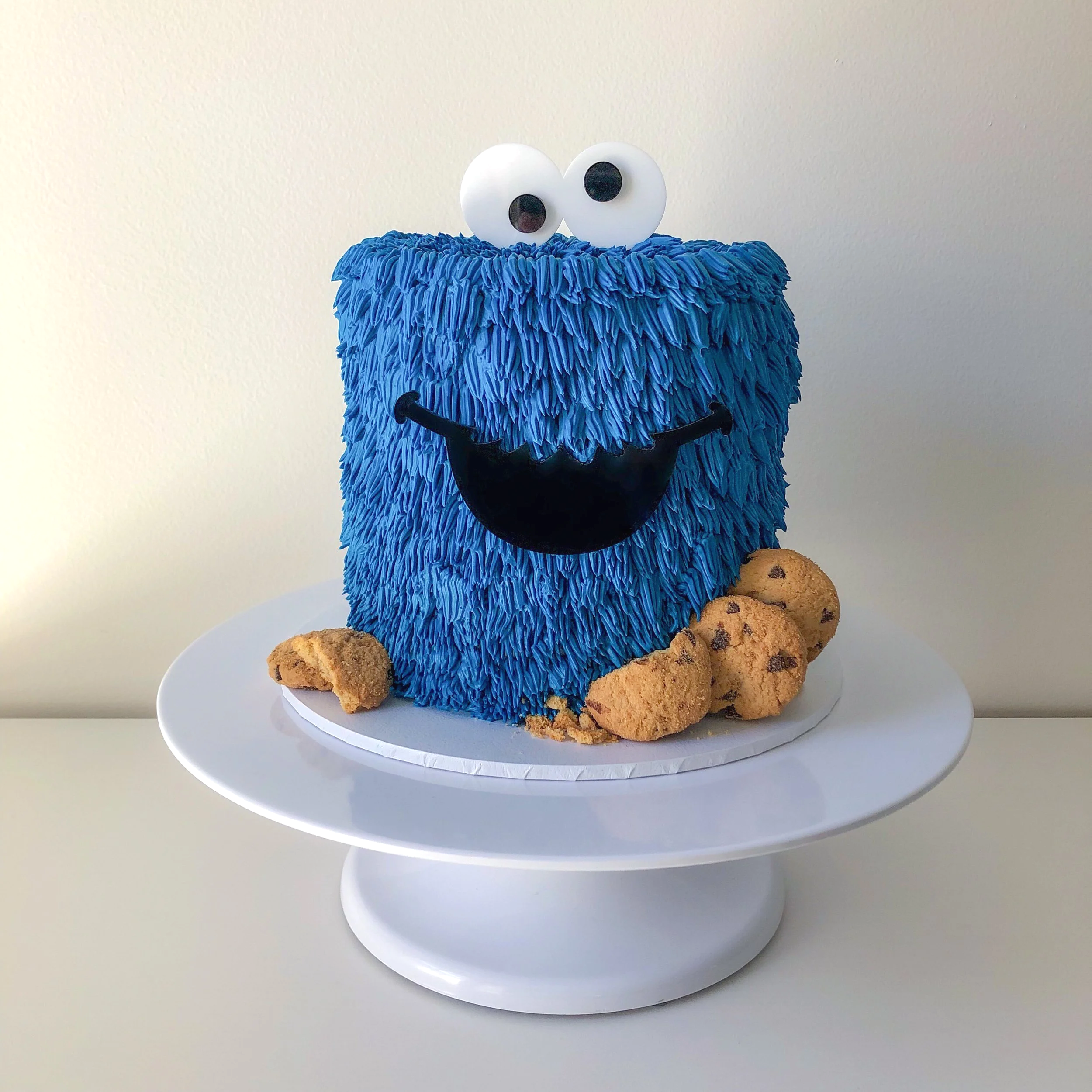 Cookie Monster Cake Topper Set