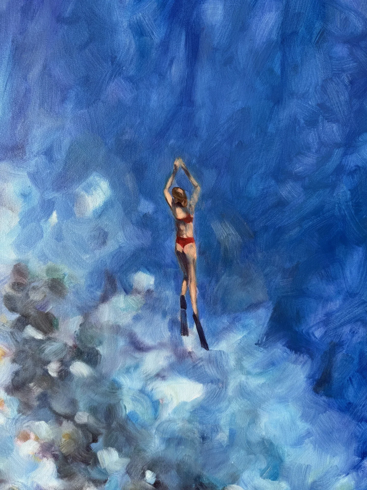 "Swim" 36"x24" - available