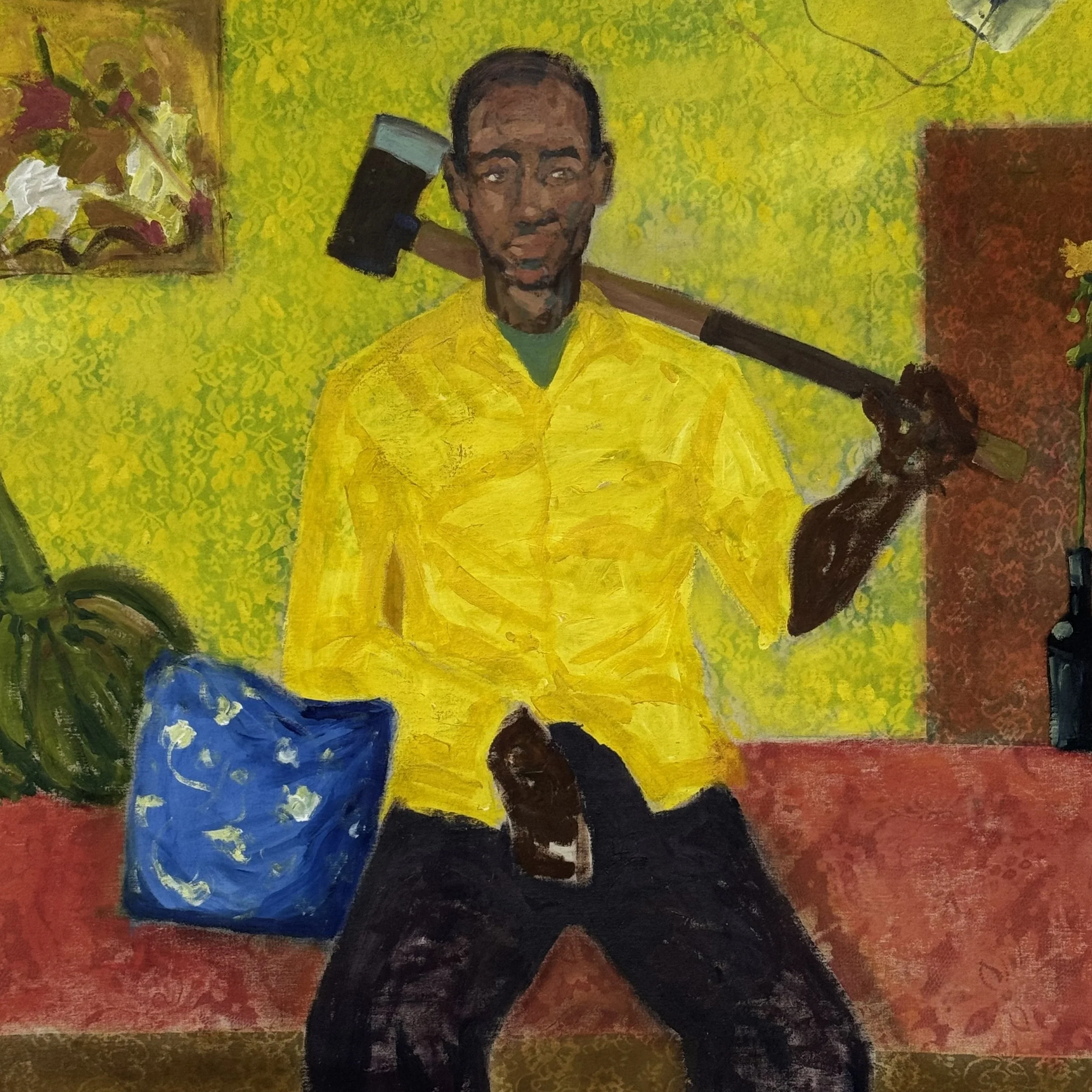 Woodcutter father

Medium: Mixed Media on canvas
Year : 2025

Size: 100x110cm
Price: 80,000ETB