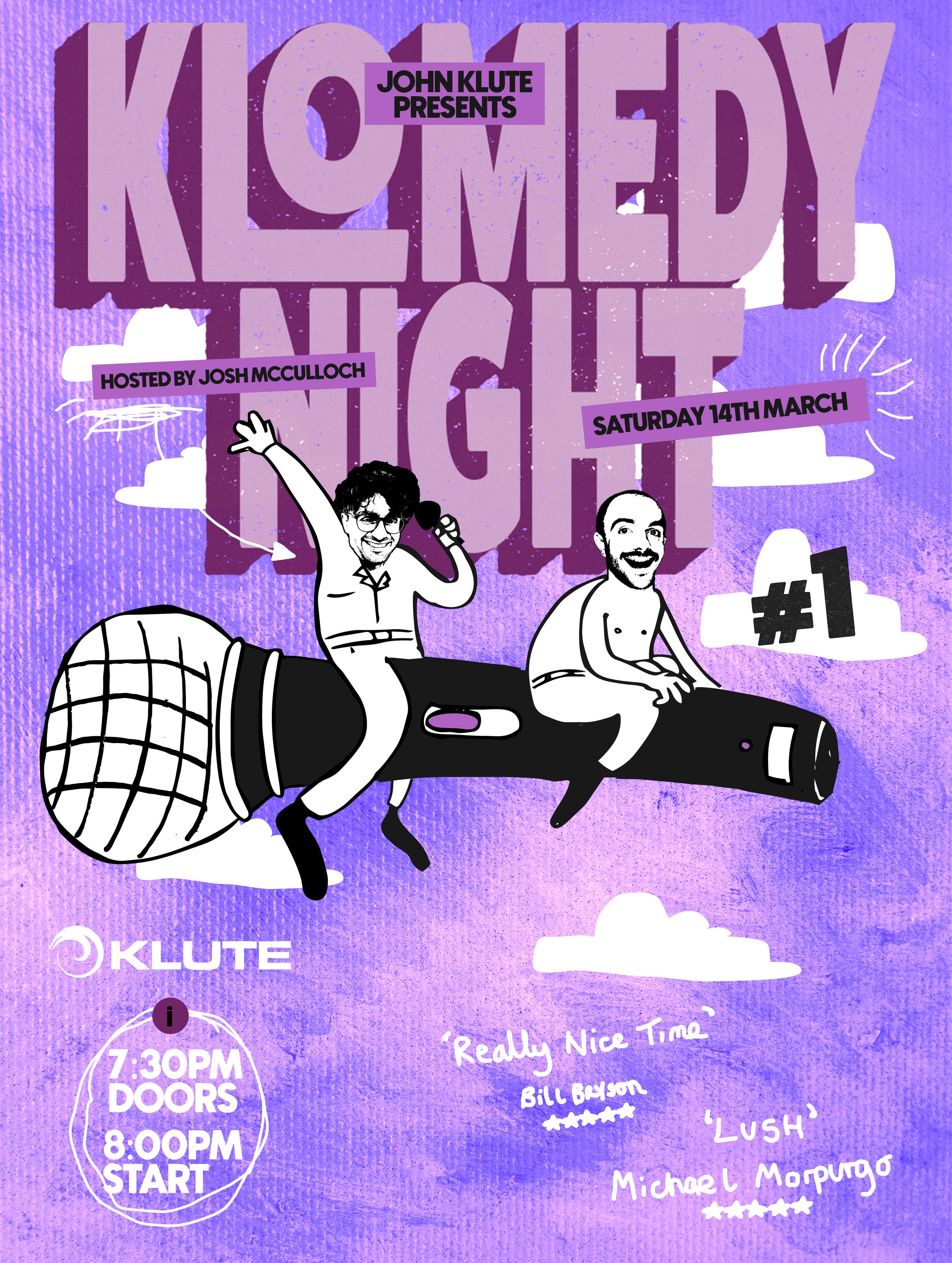 Klomedy Night - Comedy Branding & Poster Design