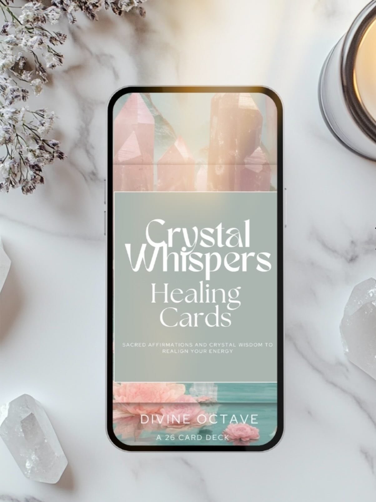 I already know what the Crystal Whispers Digital Bundle is going to do for you.
Even before you pull your first card, I can feel it…
π€The way your nervous system is going to exhale when you pull the Black Tourmaline card on a day you most n