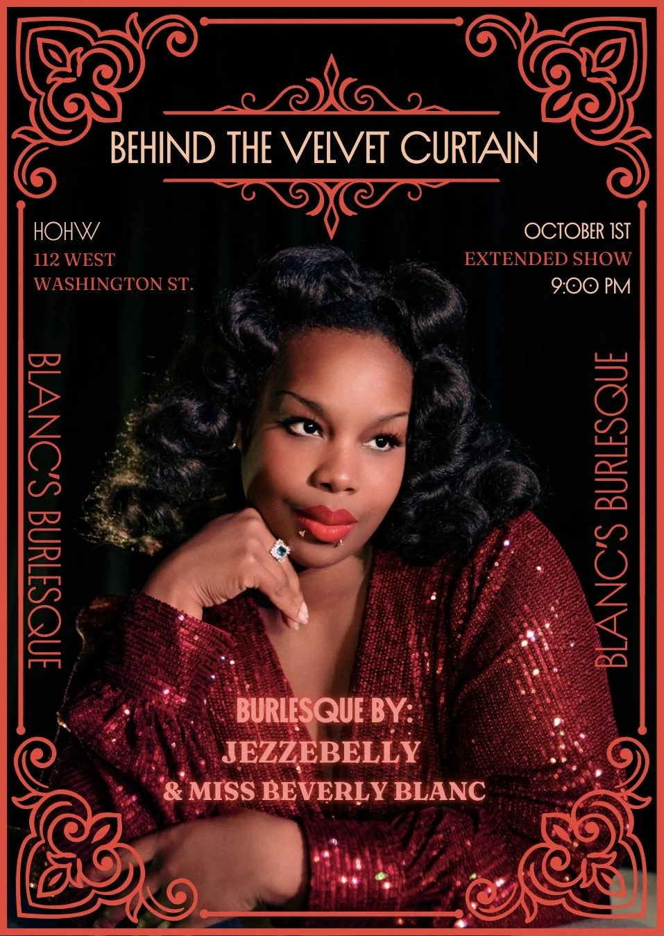 Behind The Velvet Curtain: By Blanc's Burlesque