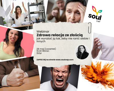 Webinar: Zdrowa relacja ze złością — jak wyrażać ją bez ranienia siebie i innych