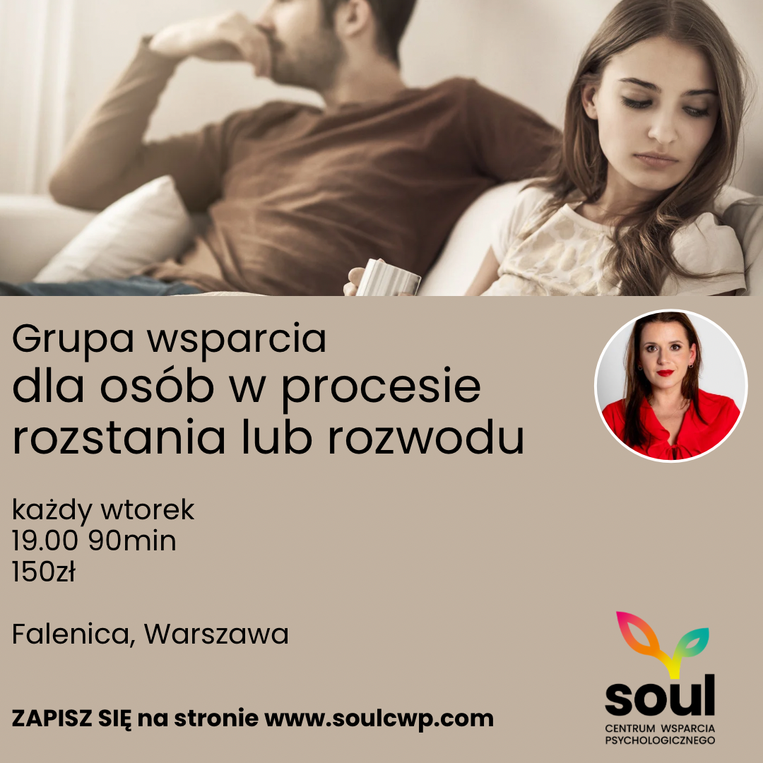 Grupa wsparcia dla osób w procesie rozstania lub rozwodu