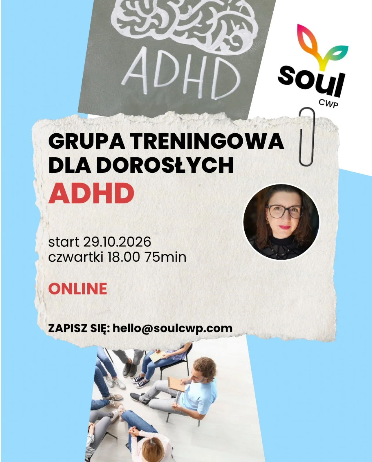 Grupa treningowa ADHD dla dorosłych