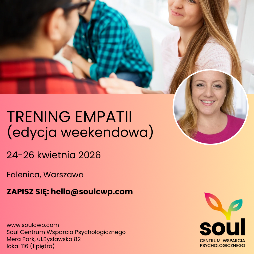 Aleksandra Sokołowska – prowadząca trening empatii, Soul CWP Warszawa