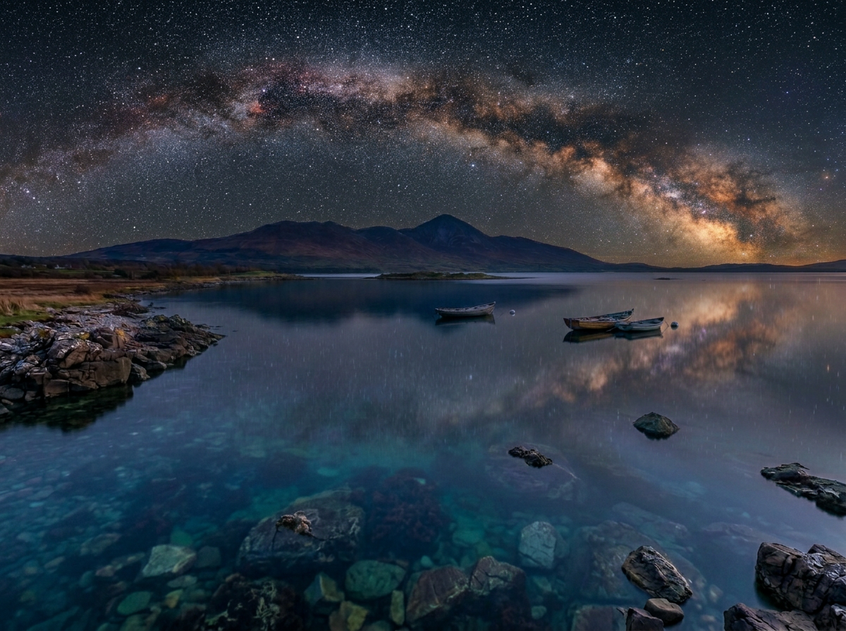 Firefly_Gemini Flash_want to milkyway sky only this photo and reflection only this photo  764998.png