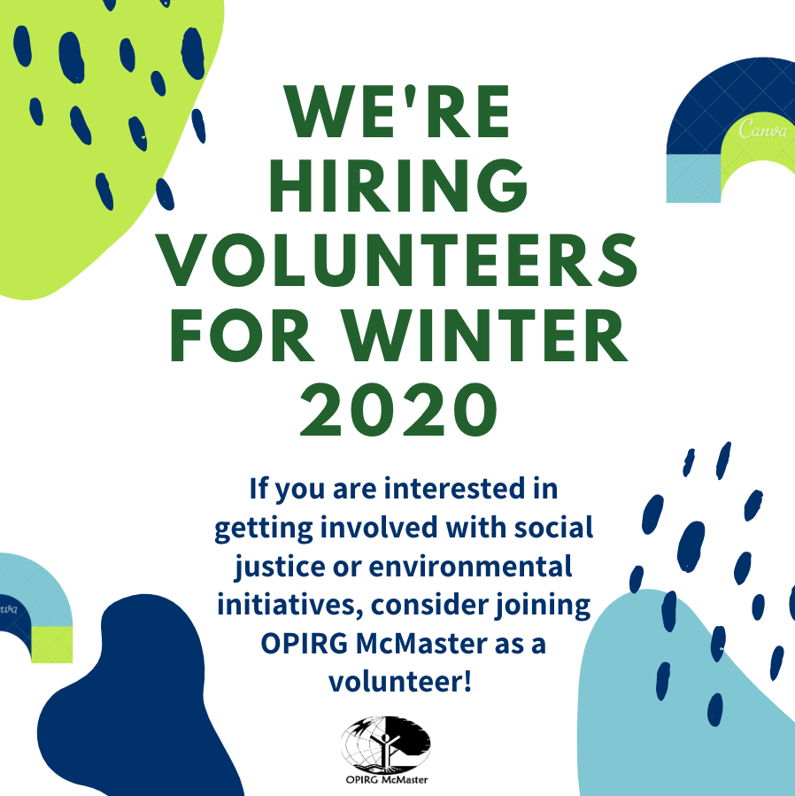 We are hiring volunteers for winter 2020!