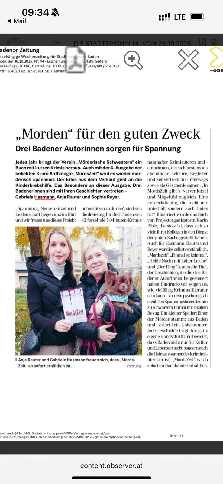 2025 Oktober Badener Zeitung