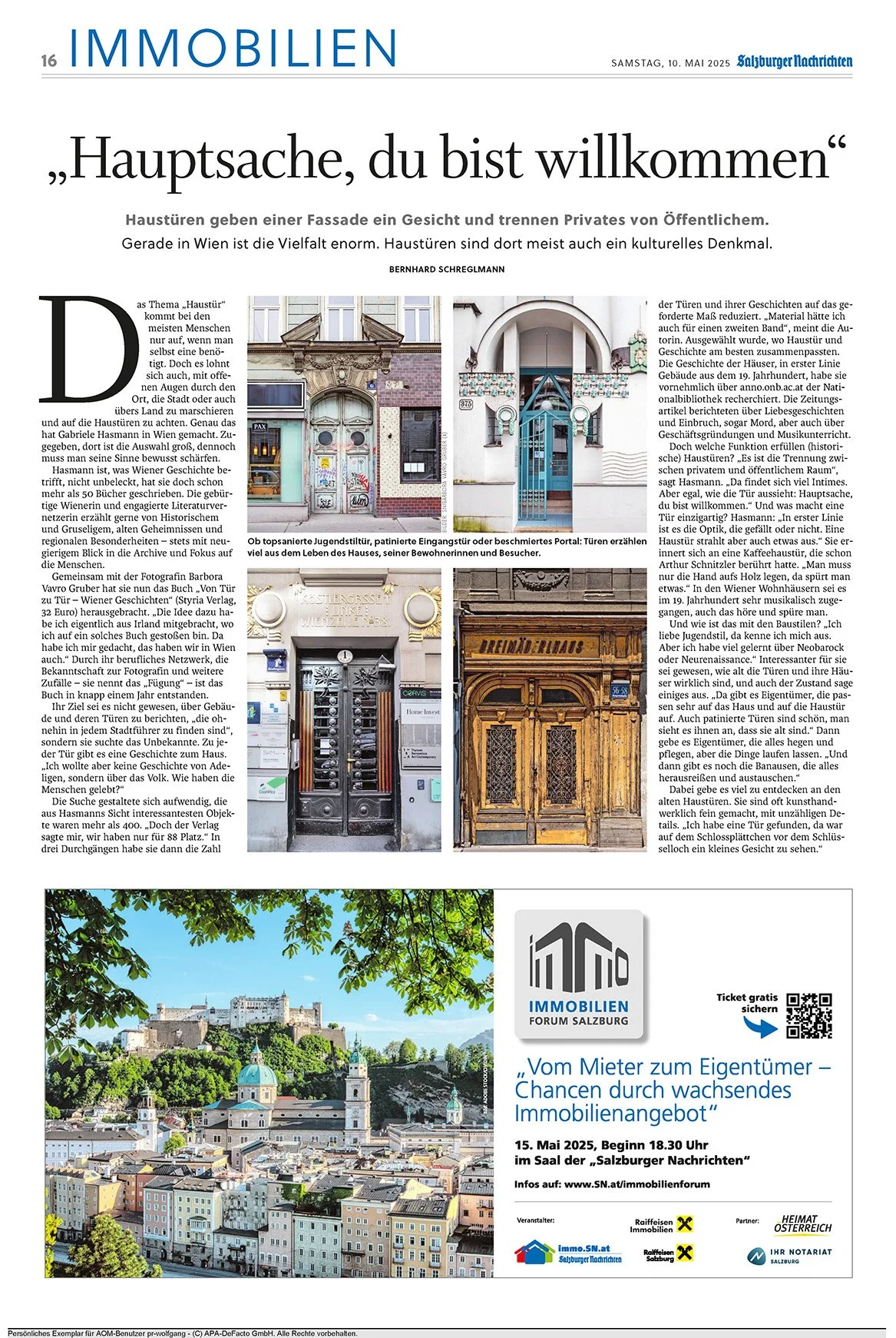 2025 Mai Salzburger Nachrichten