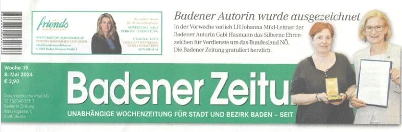 2024 Mai Badener Zeitung Ehrenzeichen