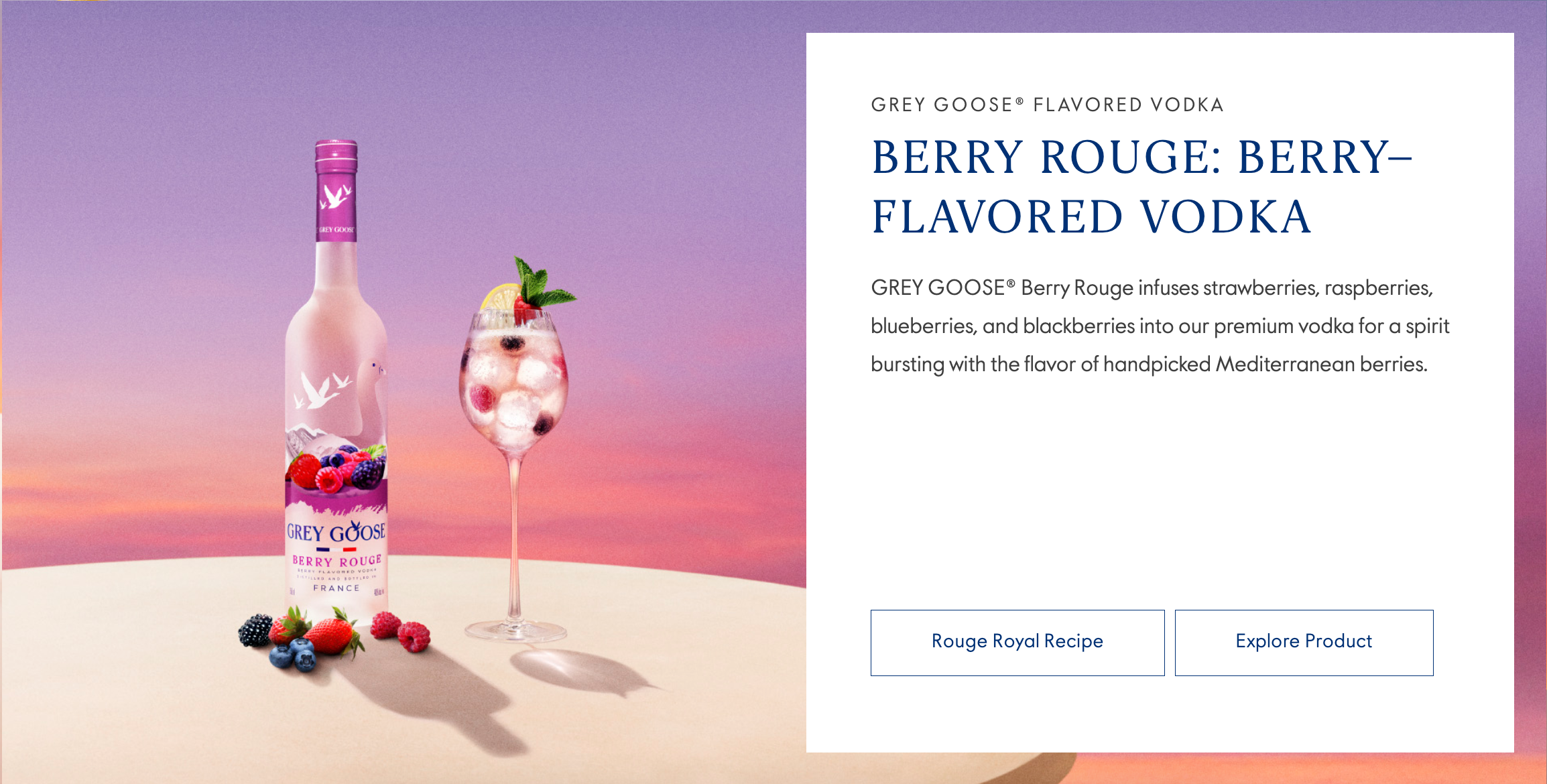 Grey Goose Berry Rouge Product Launch