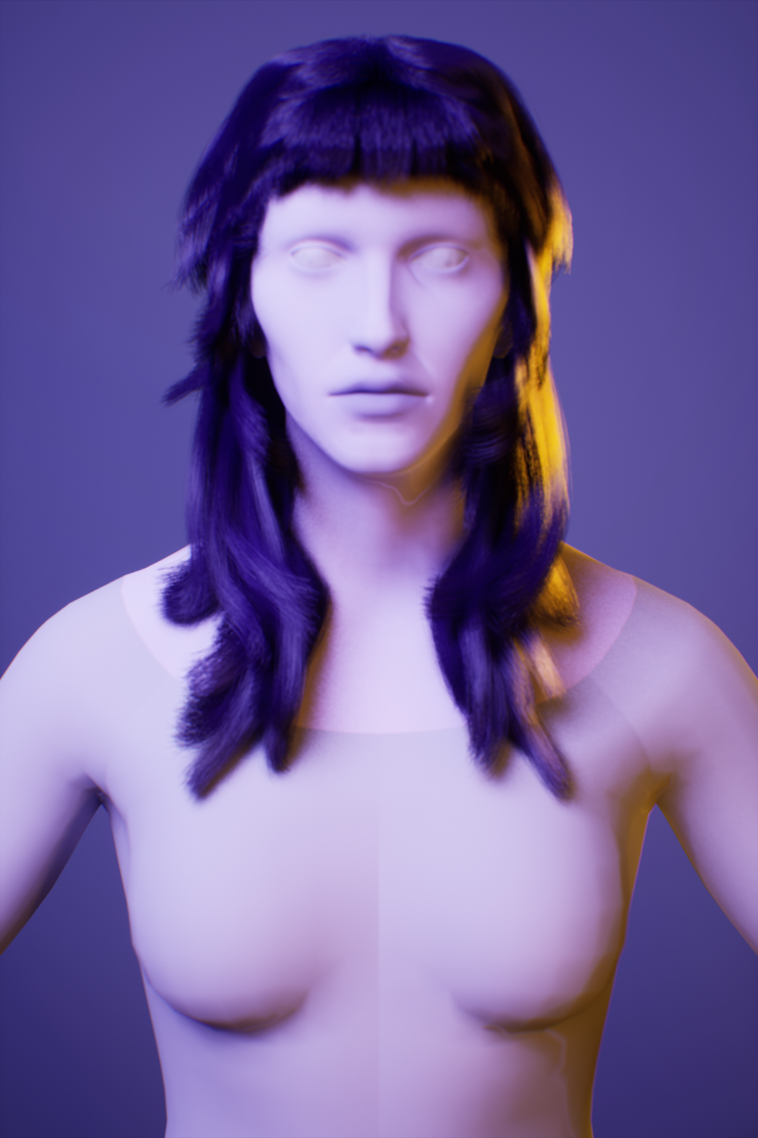 experimenting with blender hair curves