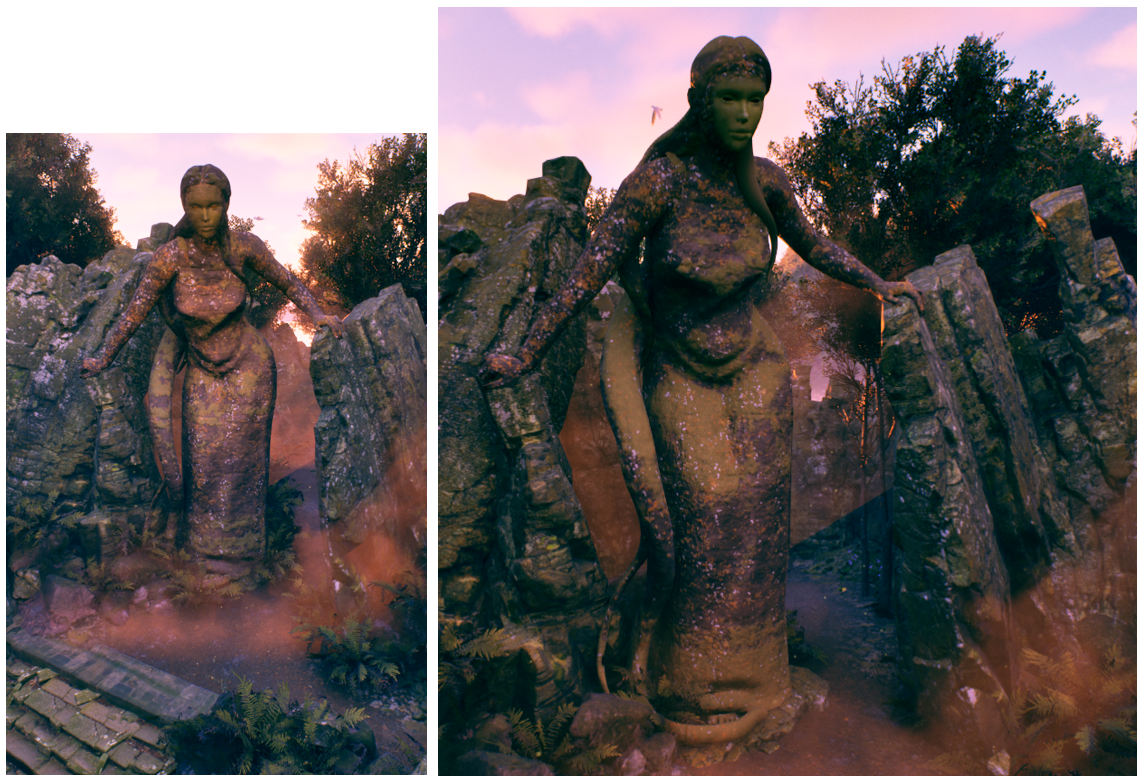 finished statue