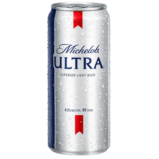 Michelob Ultra Superior Light Beer can
