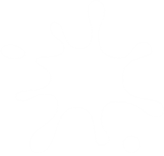 White paint splatter icon representing Splatter Spot and creative art activities