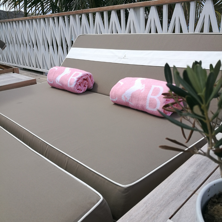Cheval Blanc St-Barth pool linen