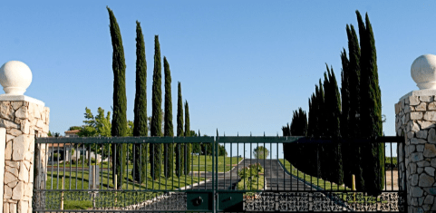 Security advantages of drive-away gates