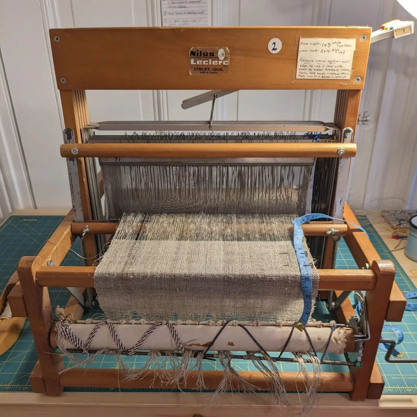 I was hoarding my handspun linen yarn to make something grand out of, something perfect and stunning - and impossible. The power these linen threads hold isn't perfection, not yet. They hold the ability to teach me what I need to work on, what they n