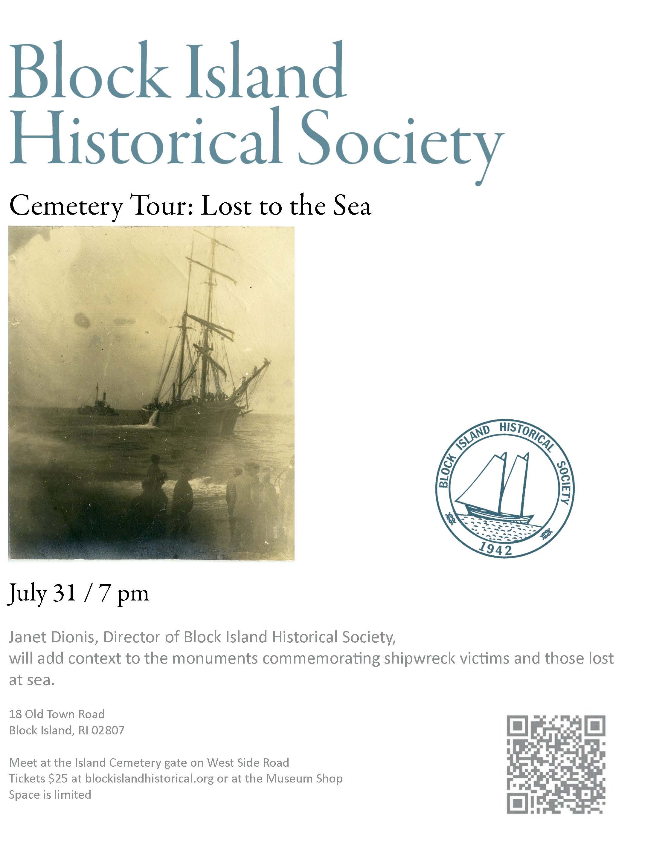 Lost to the Sea Cemetery Tour with Janet Dionis