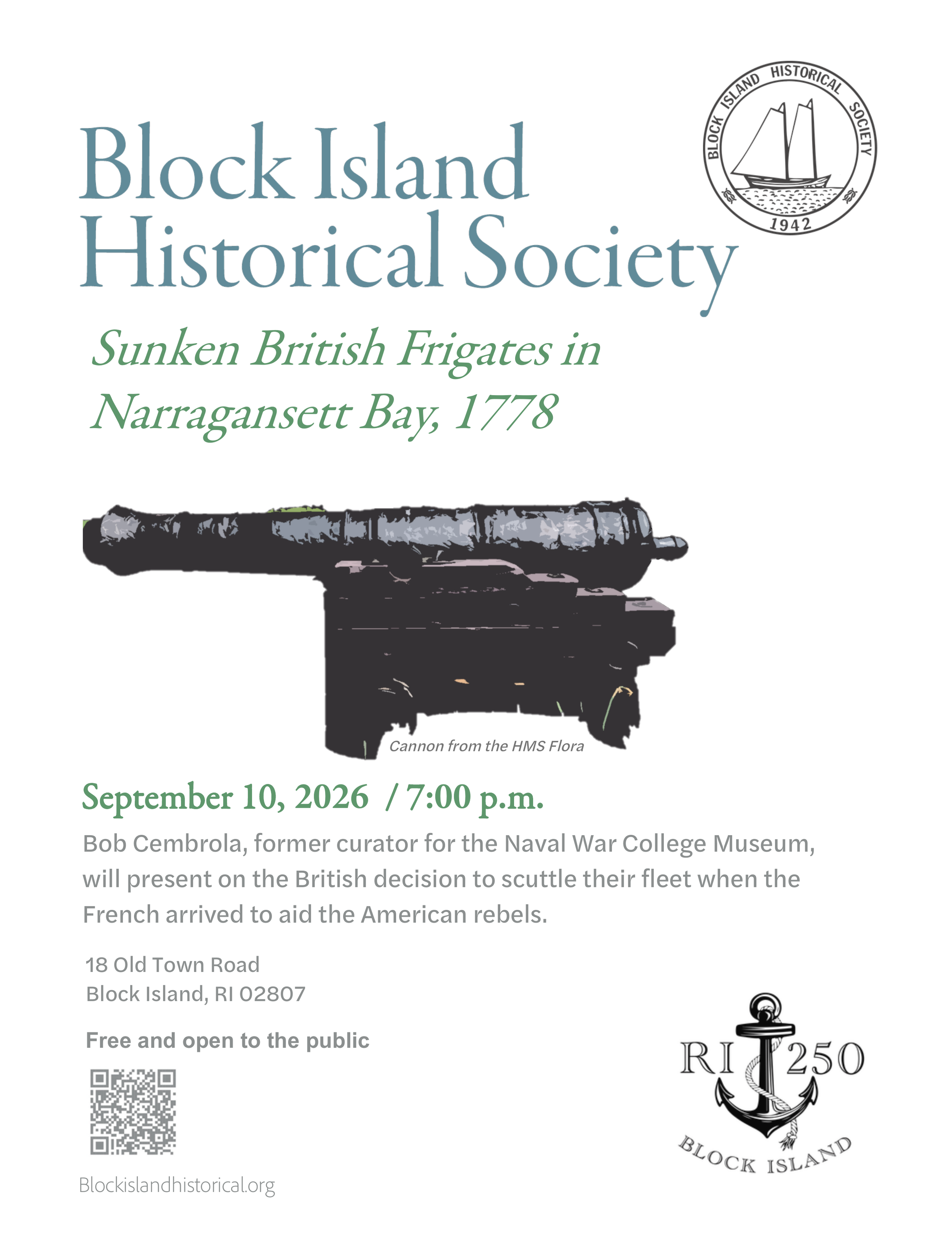 Sunken British Frigates in Narragansett Bay, 1778, with Bob Cembrola
