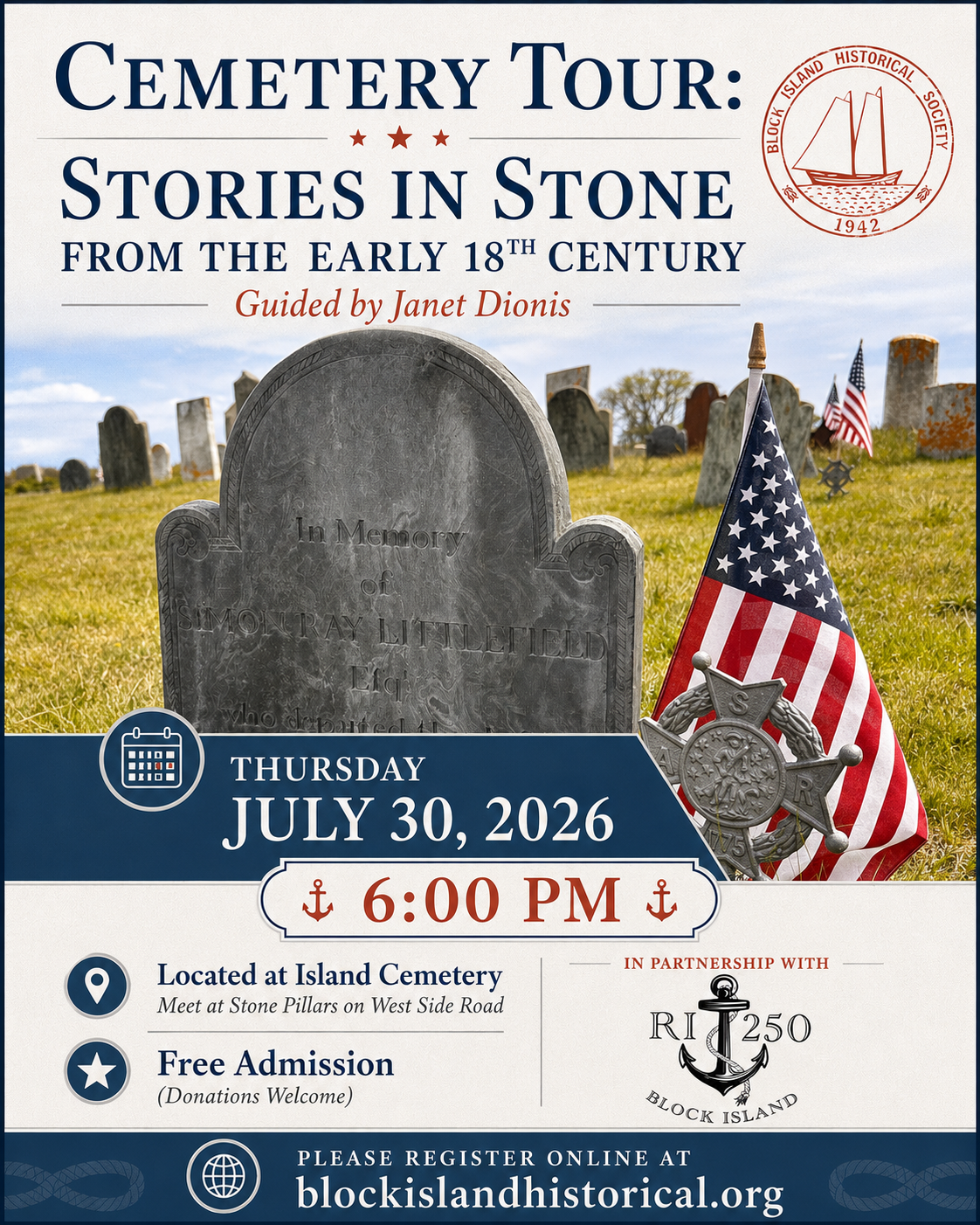 Cemetery Tour: Stories in Stone from the Early 18th Century