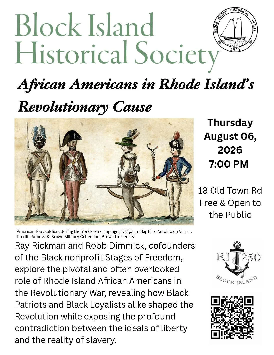 African Americans in Rhode Island’s Revolutionary Cause, with Ray Rickman &amp; Robb Dimmick
