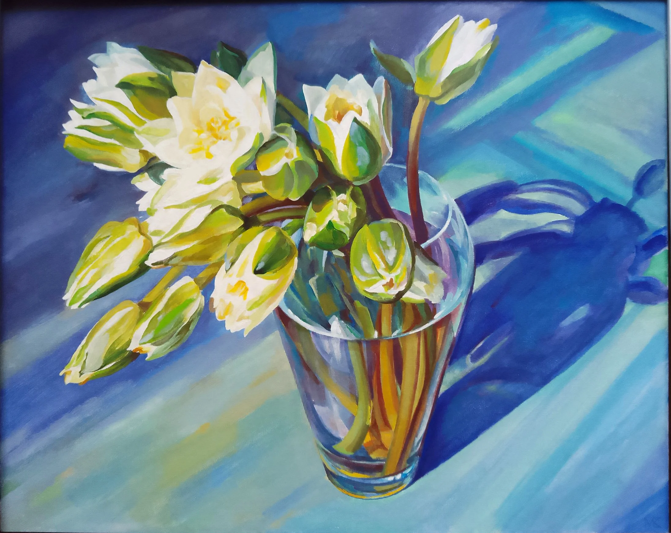 Still Life with Water Lilies