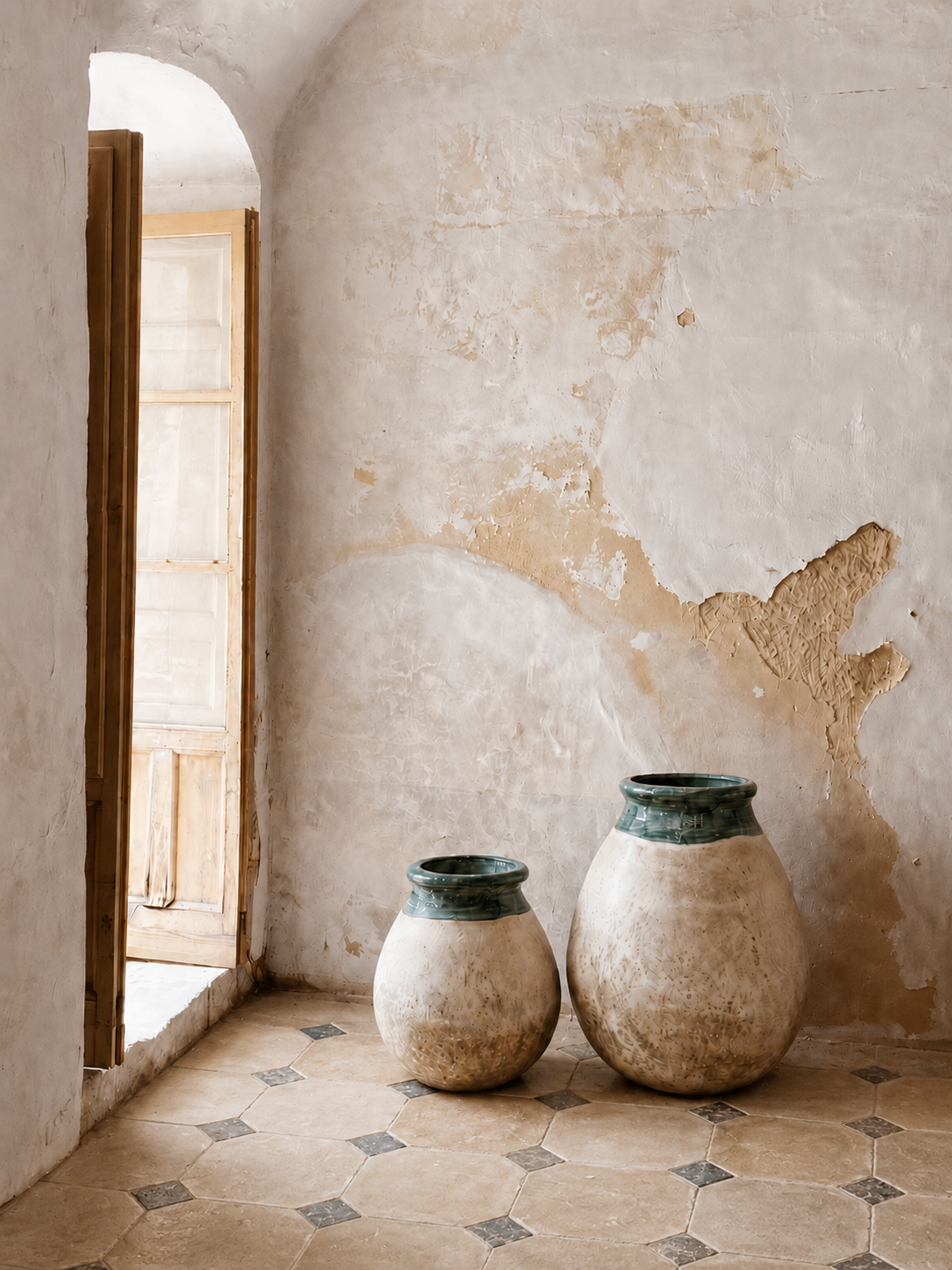 Grande Vert Biot Jar