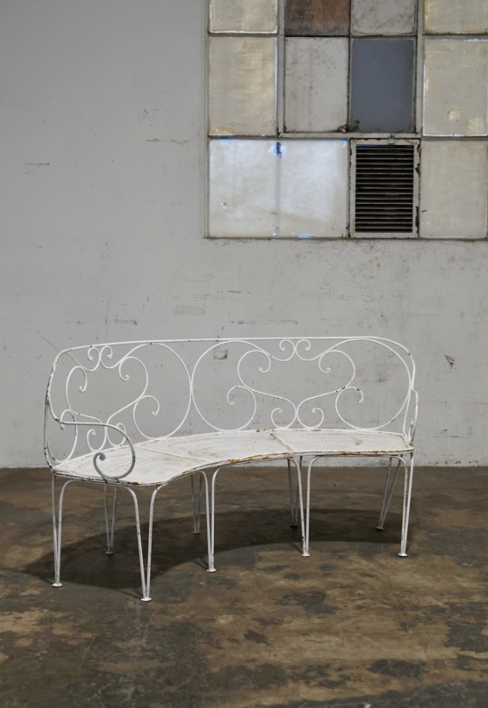 Curved Garden Bench