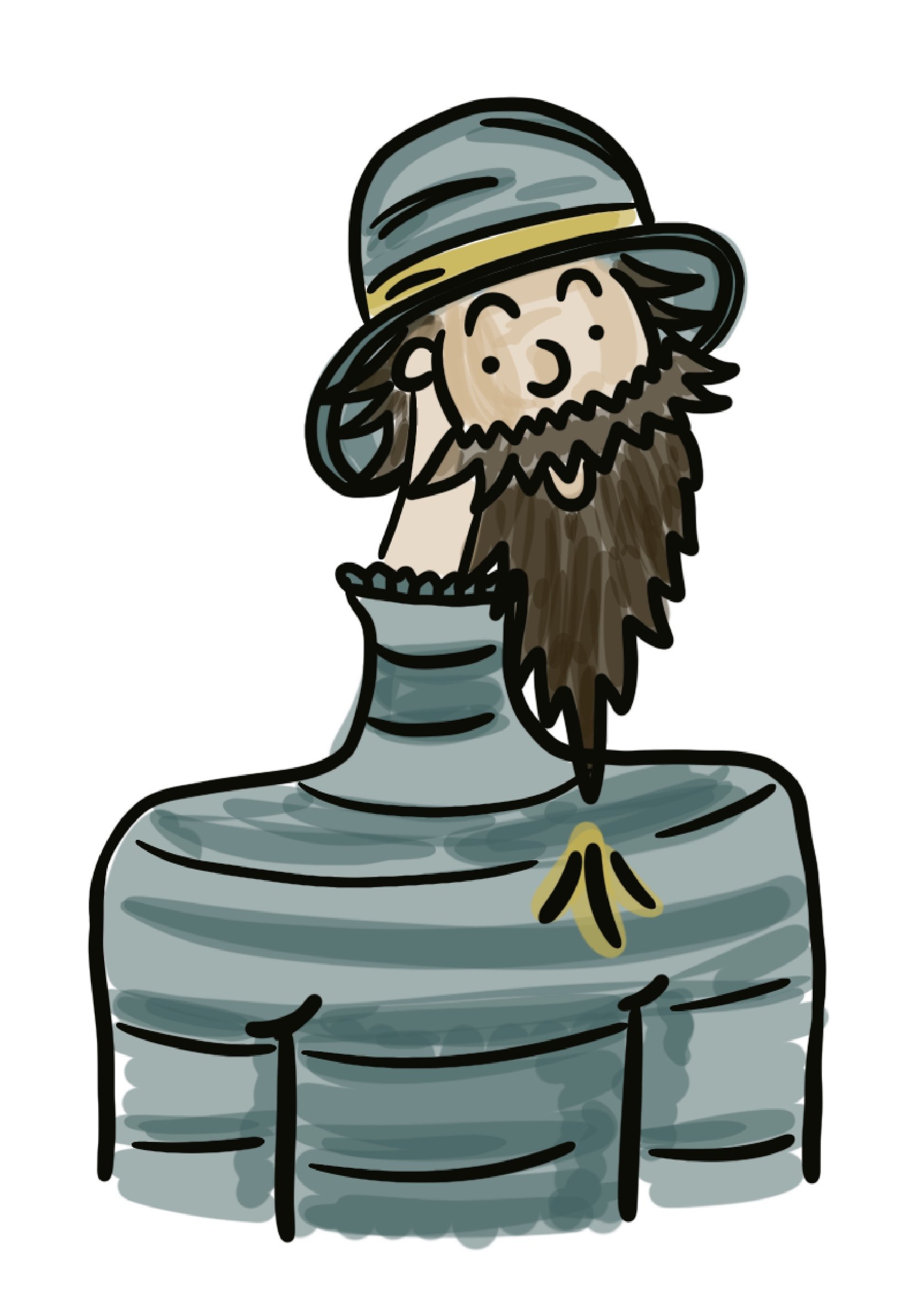 Brand Mascot Illustration - Light Keeper Supply Co.