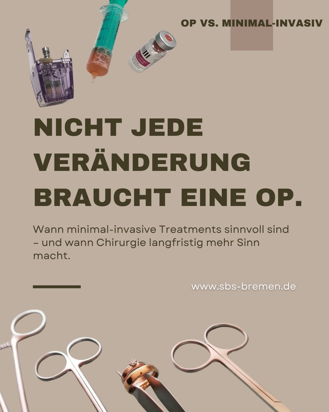 Viele Patientinnen und Patienten stellen sich dieselbe Frage:
Reicht eine minimal-invasive Behandlung - oder ist ein chirurgischer Eingriff sinnvoller?
Die Antwort h&auml;ngt nicht vom Trend ab, sondern von:
- Ihrer Hautstruktur
- dem gew&uuml;nschte