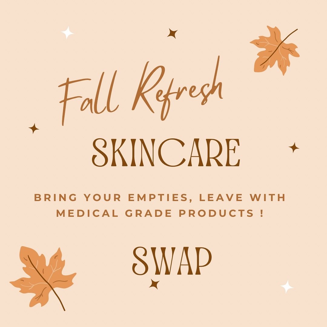 🍂 Skincare refresh: Fall Edit 🍂
Bring in your empties and swap them out for Neocutis medical grade skincare!  This is the perfect time to hydrate and protect your skin from the colder weather. Neocutis uses growth factors &amp; proprietary peptides